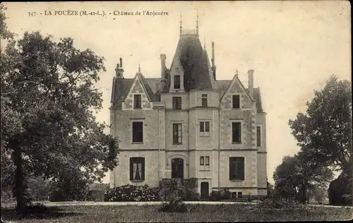 Ak La Poueze Maine-et-Loire, Chateau de l'Anjouere