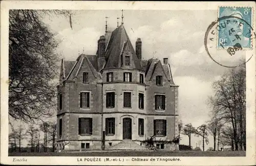 Ak La Poueze Maine-et-Loire, Chateau de l'Angouere