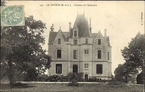 Ak La Poueze Maine-et-Loire, Chateau de l'Anjouere