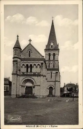 Ak Neuillé Maine et Loire, L'Eglise