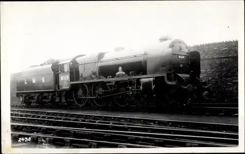 Foto Ak Britische Eisenbahn, LMS Class 6P Royal Scots No. 6113 Cameronian, Dampflokomotive