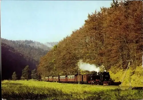 Ak Harzquerbahn, Deutsche Eisenbahn, Dampflokomotive, Netzkater