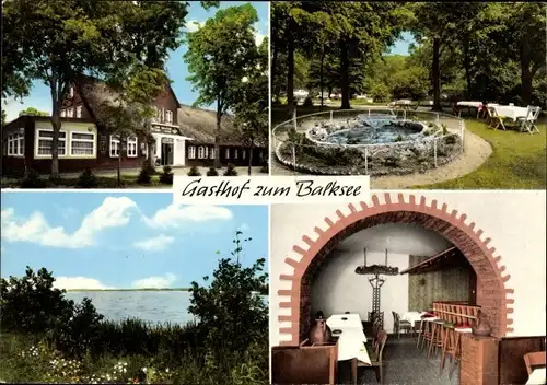 Ak Seemoor Wingst in Niedersachsen, Gasthof zum Balksee