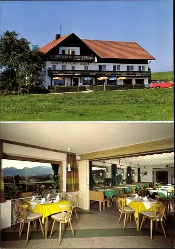 Ak Pinswang Prien am Chiemsee Oberbayern, Café Berger