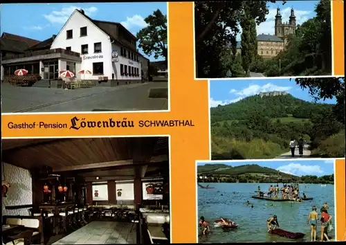 Ak Schwabthal Bad Staffelstein am Main Oberfranken, Pension