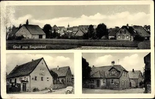 Ak Siegendorf Oberschwarzach in Unterfranken, Ortsansichten