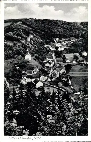 Ak Virneburg in der Eifel, Panorama vom Ort