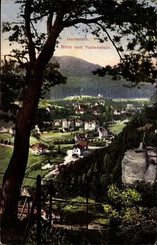 Ak Bad Herrenalb im Schwarzwald, Blick vom Falkenstein