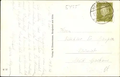 Ak Rengsdorf im Westerwald, Laubachmühle