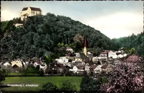 Ak Riedenburg in Niederbayern, Blick auf den Ort