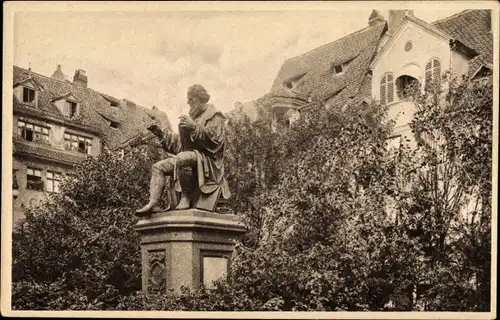 Ak Nürnberg in Mittelfranken, Hans Sachs-Denkmal