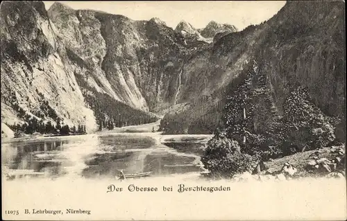 Ak Berchtesgaden in Oberbayern, Der Obersee