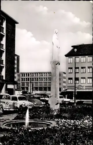 Ak Düren im Rheinland, Mariensäule