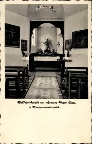 Ak Windhausen Boppard im Hunsrück, Wallfahrtskapelle zur schwarzen Mutter Gottes