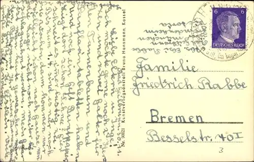 Ak Bad Wilhelmshöhe Kassel in Hessen, Löwenburg