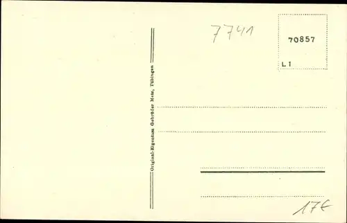 Ak Schönwald im Schwarzwald, Haus Kaiser, Außenansicht vom Garten