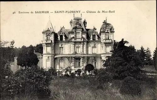 Ak Saint Florent Maine et Loire, Château de Moc-Baril