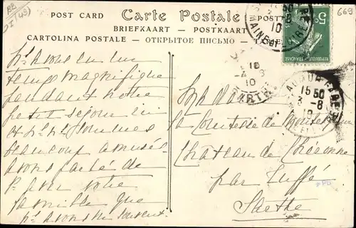 Ak Saumur Maine et Loire, Le Jagueneau, ancienne Demeure de Mme de Montespan