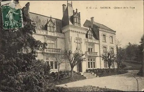 Ak Saumur Maine et Loire, Château de la Fuye