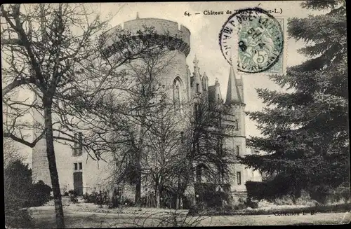 Ak Tigné Maine et Loire, Château