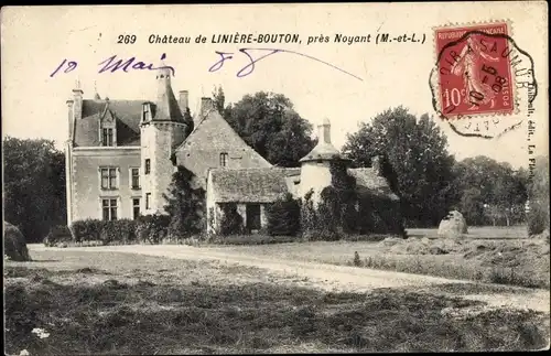 Ak Linière-Bouton Maine et Loire, Château