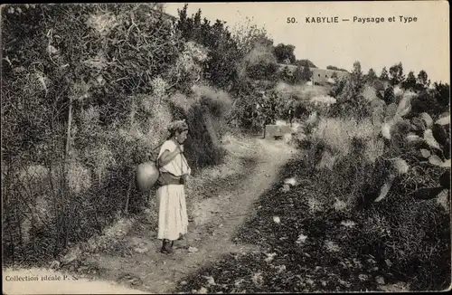 Ak Kabylie Algerien, Paysage et Type, Maghreb