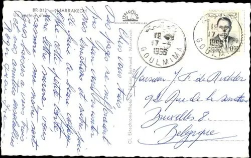 Ak Marrakesch Marokko, Porteur d'eau, Wasserträger, Maghreb