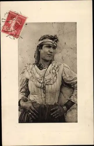 Ak Portrait einer Araberin, Maghreb