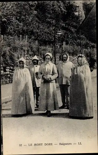 Ak Le Mont Dore Puy de Dôme, Baigneurs