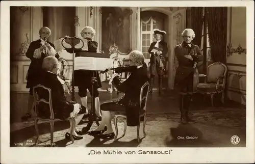 Ak Filmszene Die Mühle von Sanssouci, Schauspieler Otto Gebühr
