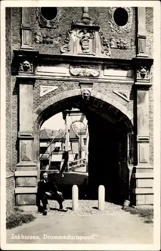 Ak Enkhuizen Nordholland Niederlande, Drommedarispoort