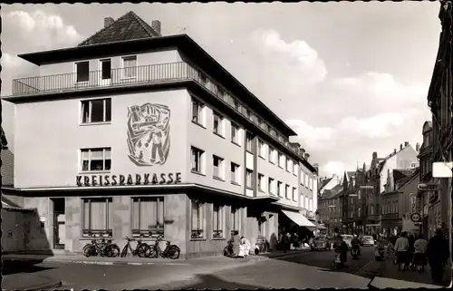 Ak Datteln im Ruhrgebiet, Hohestraße, Kreissparkasse