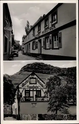 Ak Moselkern an der Mosel, Gasthof Rebstock, Metzgerei