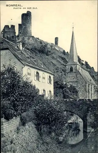 Ak Monreal in der Eifel, Partie an der Elz