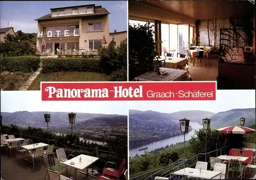 Ak Schäferei Graach an der Mosel, Panorama Hotel garni