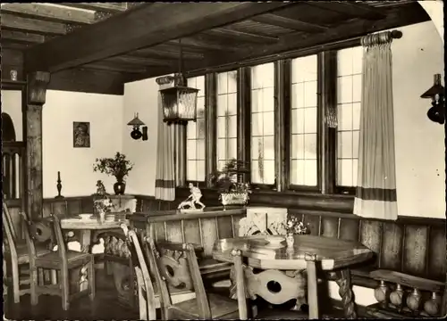 Ak Dreis Brück in der Eifel, Hotel Beim Holzschnitzer