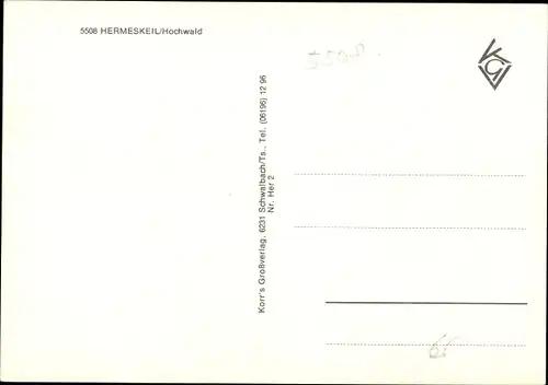 Ak Hermeskeil in Rheinland Pfalz, Panorama, Kirchen, Kaserne