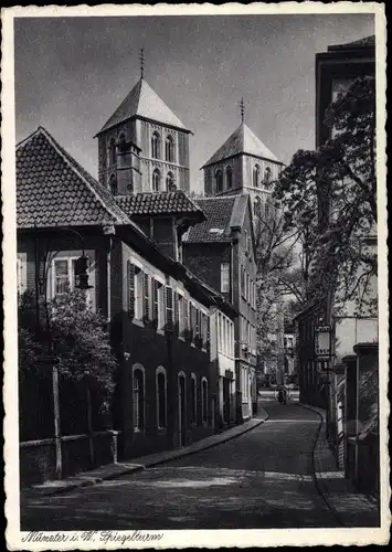 Ak Münster in Westfalen, Spiegelturm