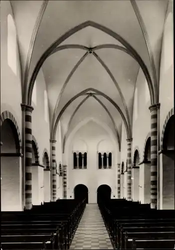 Ak Freckenhorst Warendorf in Westfalen, Stiftskirche, Mittelschiff