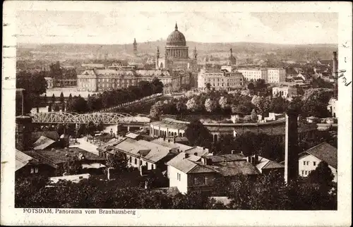 Ak Potsdam in Brandenburg, Panorama vom Brauhausberg