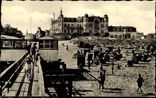 Ak Ostseebad Zinnowitz auf Usedom, Strand