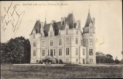 Ak Bauné Maine et Loire, Château des Bruères