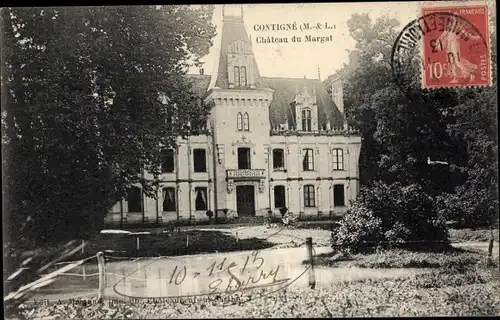 Ak Contigné Maine et Loire, Château du Margat