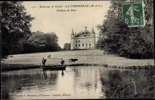 Ak La Cornuaille Maine et Loire, Château de Bruc