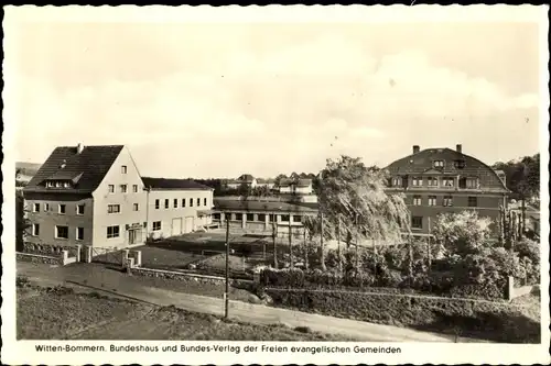 Ak Bommern Witten an der Ruhr, Bundeshaus, Bundesverlag der freien ev. Gemeinden