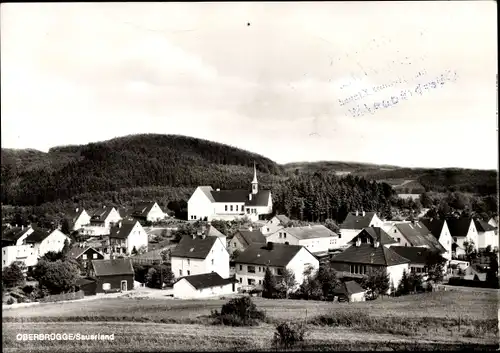 Ak Oberbrügge Halver im Märkischen Kreis, Totale