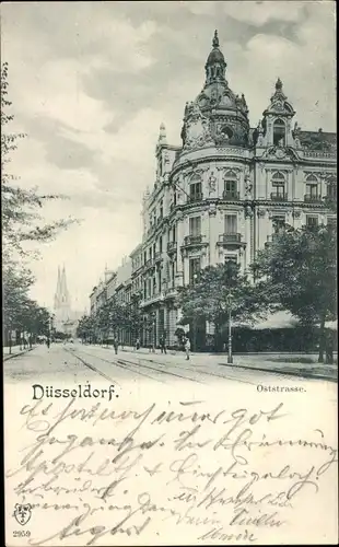 Ak Düsseldorf am Rhein, Oststraße