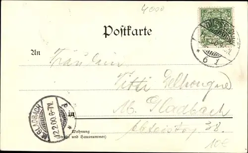 Ak Düsseldorf am Rhein, Oststraße
