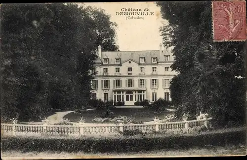 Ak Démouville Calvados, Le Chateau