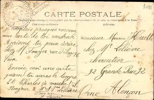 Ak Démouville Calvados, Le Chateau